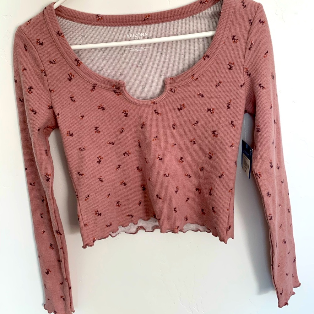 Arizona Jean co rose floral shirt size medium